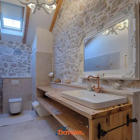 Beautiful Stone With Swimming Pool, Sauna And Large Garden By Traveler Tourist Agency Krk Id 2225 * Gabonjin