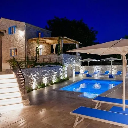 Beautiful Stone With Swimming Pool, Sauna And Large Garden By Traveler Tourist Agency Krk Id 2225 * Gabonjin