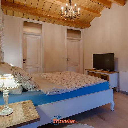 Beautiful Stone With Swimming Pool, Sauna And Large Garden By Traveler Tourist Agency Krk Id 2225