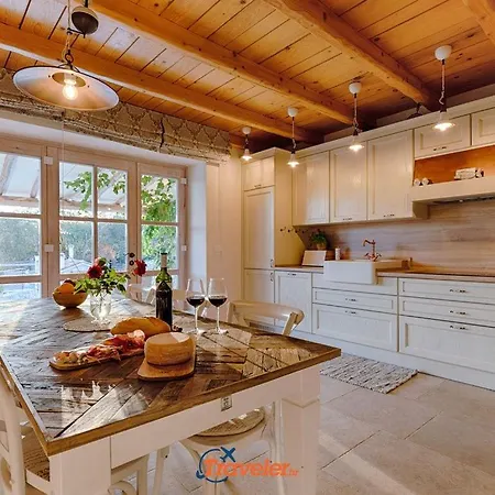 Beautiful Stone With Swimming Pool, Sauna And Large Garden By Traveler Tourist Agency Krk Id 2225 * Gabonjin
