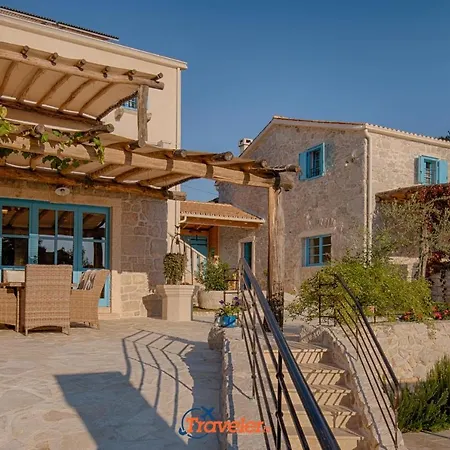 Beautiful Stone With Swimming Pool, Sauna And Large Garden By Traveler Tourist Agency Krk Id 2225 Gabonjin