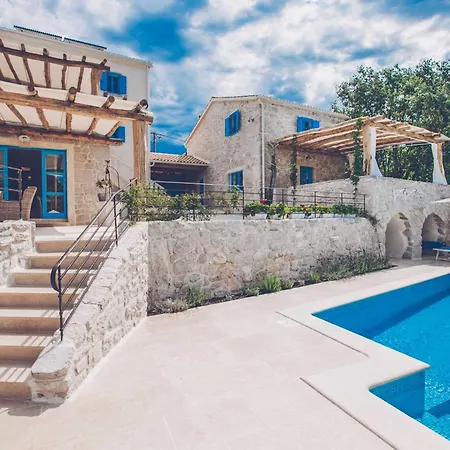 Villa Beautiful Stone With Swimming Pool, Sauna And Large Garden By Traveler Tourist Agency Krk Id 2225
