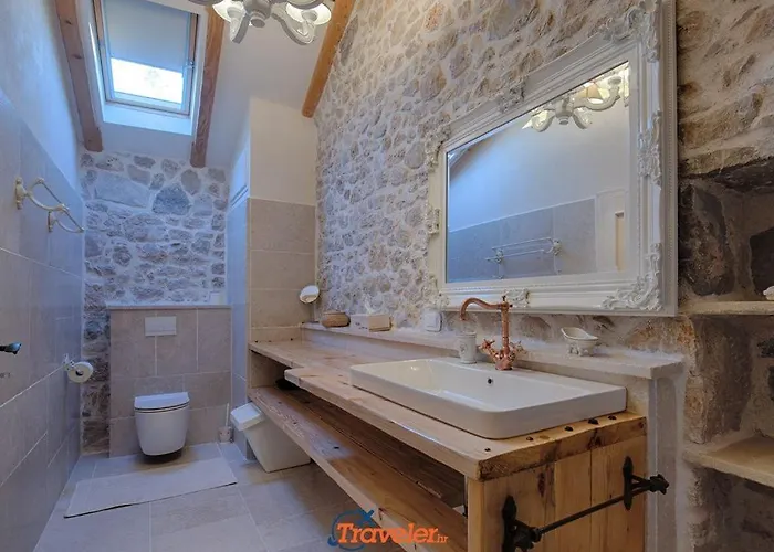 Beautiful Stone With Swimming Pool, Sauna And Large Garden By Traveler Tourist Agency Krk Id 2225 * Gabonjin