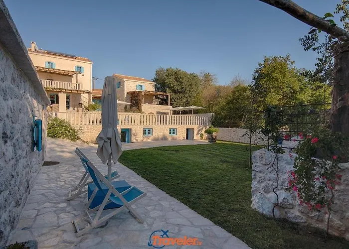 Beautiful Stone With Swimming Pool, Sauna And Large Garden By Traveler Tourist Agency Krk Id 2225 Gabonjin
