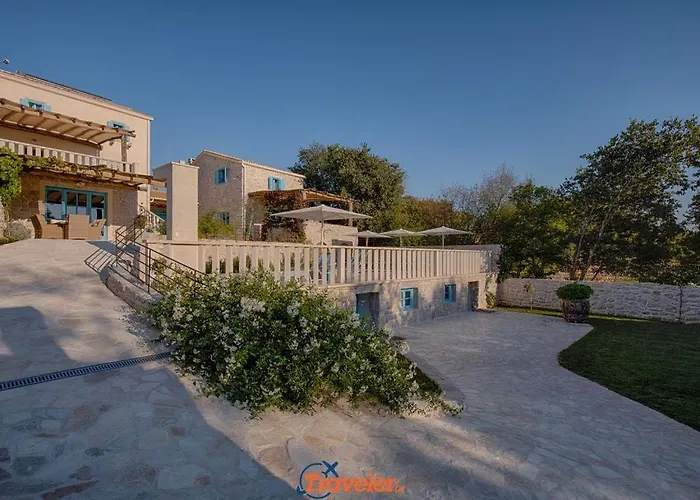 Beautiful Stone With Swimming Pool, Sauna And Large Garden By Traveler Tourist Agency Krk Id 2225 Gabonjin