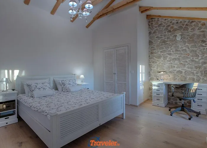 Beautiful Stone With Swimming Pool, Sauna And Large Garden By Traveler Tourist Agency Krk Id 2225 Villa