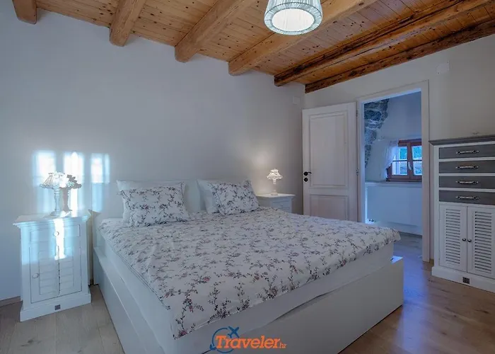 Beautiful Stone With Swimming Pool, Sauna And Large Garden By Traveler Tourist Agency Krk Id 2225 Villa