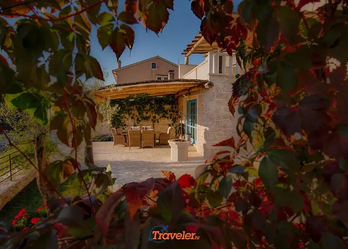Villa Beautiful Stone With Swimming Pool, Sauna And Large Garden By Traveler Tourist Agency Krk Id 2225 *